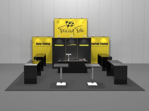 Messestand Dortmund - Kopfstand - für Standflächen ab ca. 28 m²