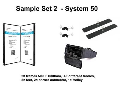 trade fair stand System 50 Sample set by matogo