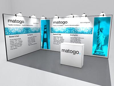 Messestand mieten für Abilmente - Messestand Eckstand Augsburg von matogo.