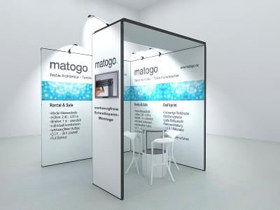Messestand mieten für World Money Fair - Messestand Eckstand Bamberg von matogo.